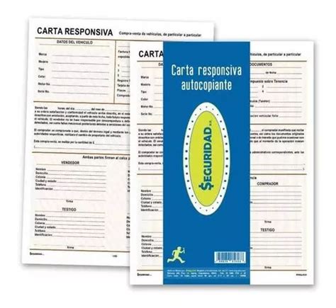 Block Carta Responsiva Mayco Jgos Autocopiante Mercadolibre