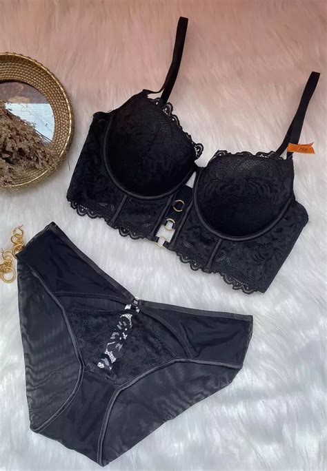 Buy The Secret Sexy Lace Lingerie Bras With Underwear Online Zalora Philippines