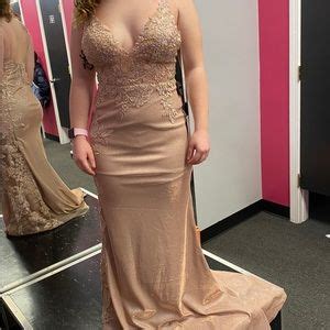 Jovani Dresses Jovani Nude Prom Dress Poshmark