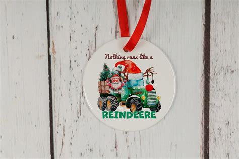 Christmas Bauble/tractor Ornament/christmas on the Farm/tractor ...