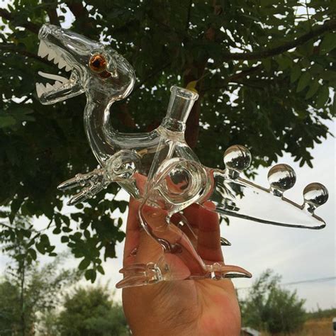 2020 Elbo Elbo Slinger Dino Rig Glass Water Pipes Dinosaur Oil Rigs Dab ...