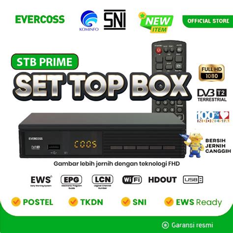 Jual Evercoss Stb Set Top Box Prime Garansi Resmi Shopee Indonesia