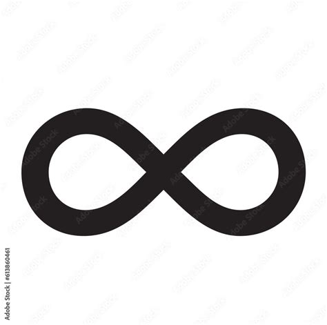 Icono De S Mbolo Infinito Vector Stock Vector Adobe Stock