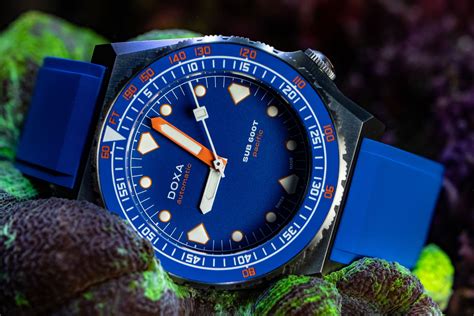 Doxa Brings Back Sub 600t Dive Watch In Pacific Blue Limited Edition Maxim