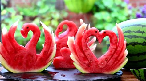 Super Fruits Decoration Ideas Watermelon Carving Garnish Youtube