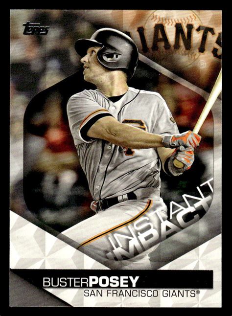 2018 Topps Buster Posey Ii 20 San Francisco Giants Baseball Card Ebay