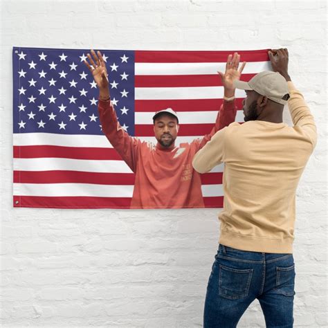 Kanye West Flag 2024 Usa America Flag Tapestry Decor For College Dorm