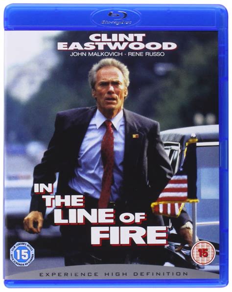 In The Line Of Fire Blu Ray Uk Import Amazon De Clint Eastwood