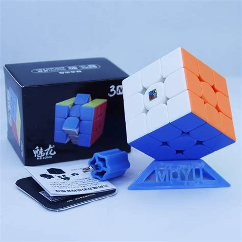 Moyu Meilong Rubiks Cube 3x3 3M Stickerless Speed Magic Cube 3x3x3 M