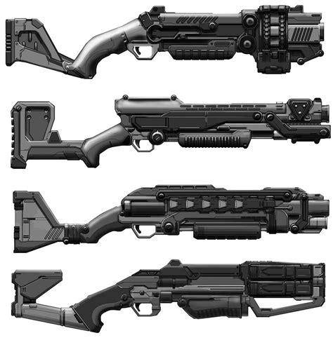 Charged Shotgun Concept Art By Coolcatterri On Deviantart