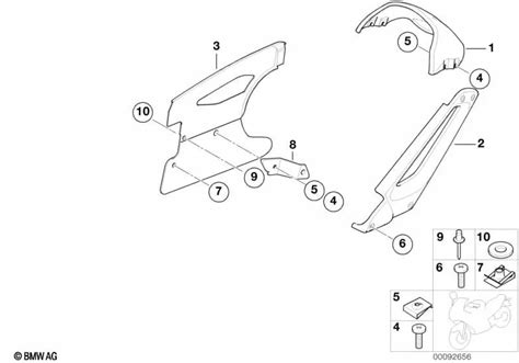 Bmw Motorrad Halter Radabdeckung Unten Rechts Beh Rde