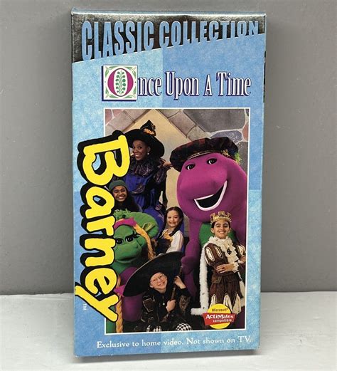 Barney And Friends Once Upon A Time Vhs 1996 Video Tape Classic Buy 2 Get 1 Free 45986020147 Ebay