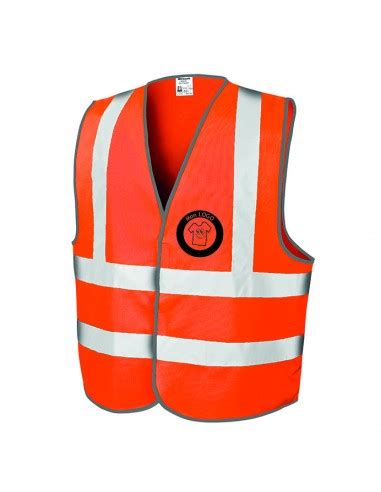 Gilet De Securite Orange Fluo