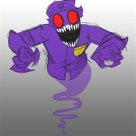 Fnaf 1 2 3 Doodles Part 8 With Images Fnaf Night Guards Purple