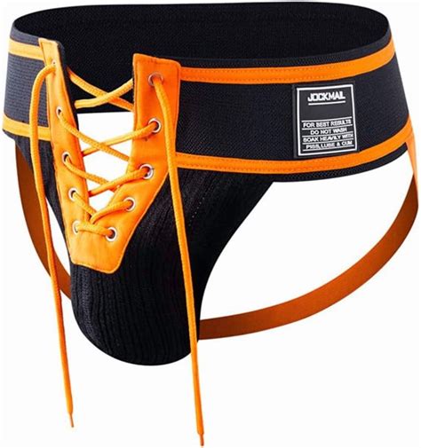 jockmail mens jock strap athletic supporter wide belt comfortable men