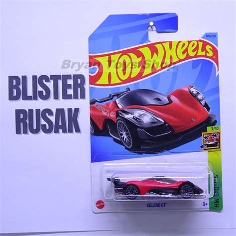 Jual Hot Wheels Card Ketekuk Celero GT Merah Shopee Indonesia