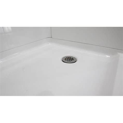 Laurel Mountain Jackson 5-Piece 60-in W x 30-in L x 79-in H Alcove Shower Kit (Right Drain) with ...