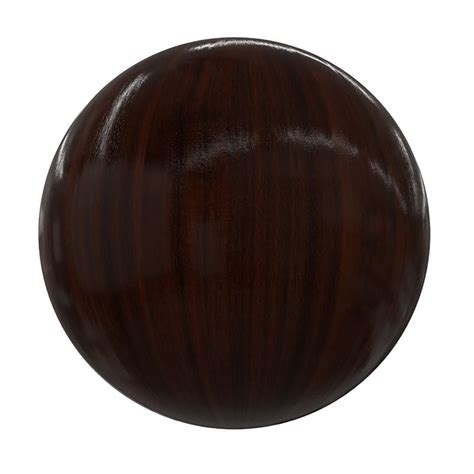 Dark Shiny Wood PBR Texture