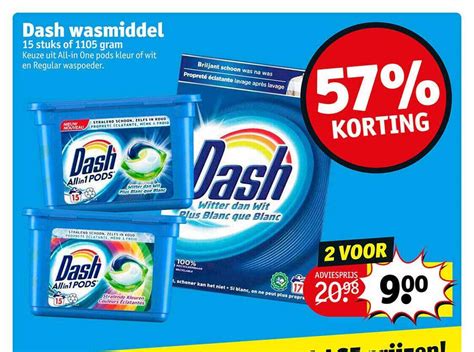 Dash Wasmiddel Promotie Bij Kruidvat