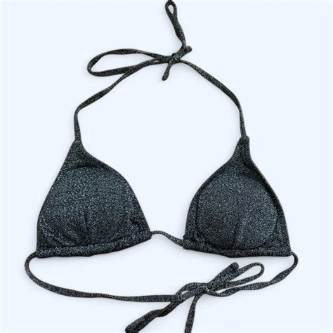 Xs Triangle Bikini Top Depop