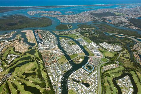 High Altitude Aerial Photo Hope Island Qld Aerial Photography