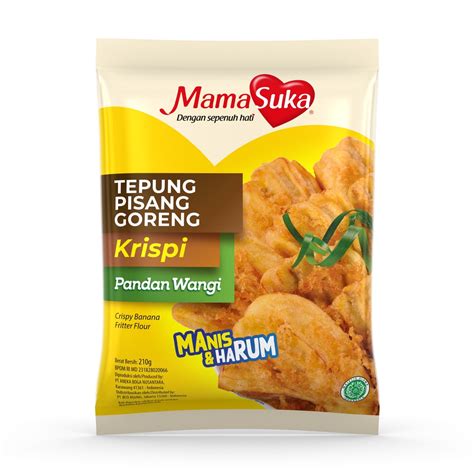 Jual MamaSuka Tepung Pisang Goreng Krispi Pandan Wangi 210 Gr Shopee