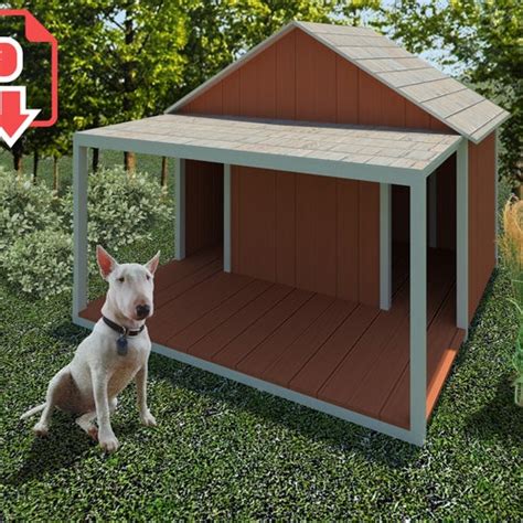 Extra Large Dog House Plans - Etsy