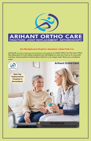 Best Hip Replacement Hospital In Ahmedabad Arihant Ortho Care