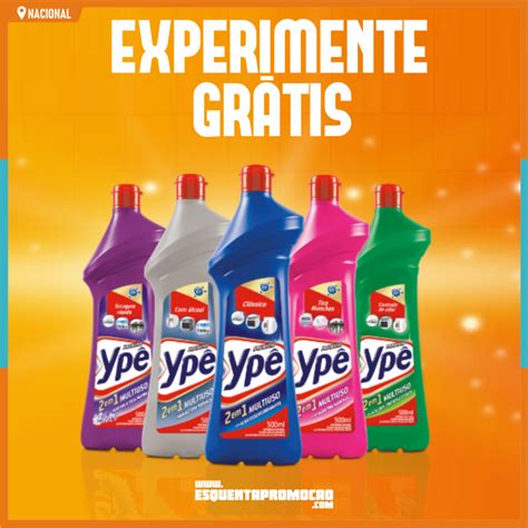 Participe da Promoção e Experimente os Produtos Ypê Grátis