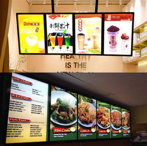 Slim Led Menu Poster Light Box Display A1 Mx Slbxa1