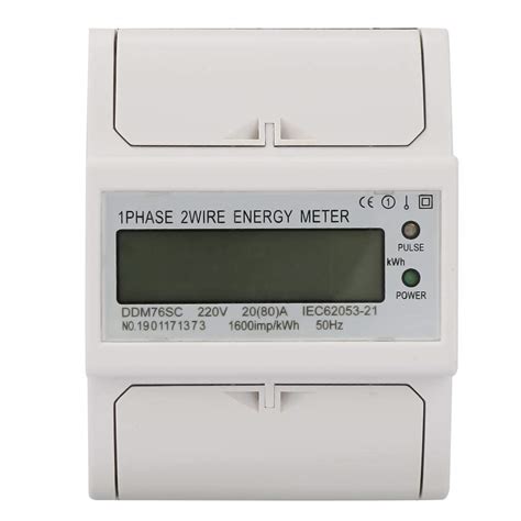 Dinrail Electric Meterelectronic Kwh Meter 4p Din Rail Energy Meter Single Phase 4p Liquid