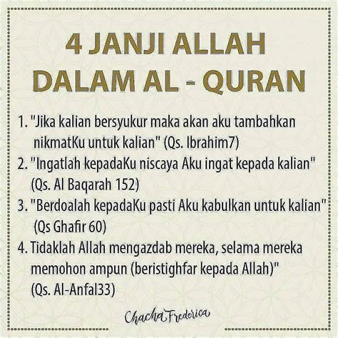 Kata Kata Janji Dalam Islam