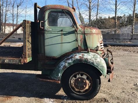 Gmc Series Coe Flatbed Truck Cabover Ratrod Patina