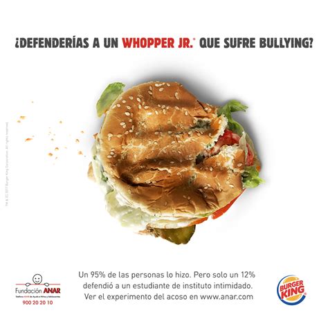 ANAR y Burger King impulsan una campaña para luchar contra el bullying