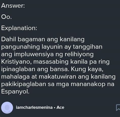 Bilang Isang Mag Aaral Makatuwiram Ba Ang Ginawang Paglaban Ng Mga