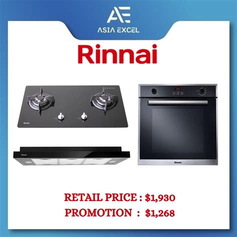 Rinnai Rb S Gbs Burner Hob Rh S Pbr Slim Hood Ro E Xa