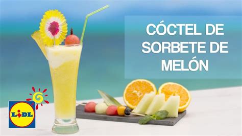 Cóctel De Sorbete De Melón Recetas de Cócteles Sorbete de melon