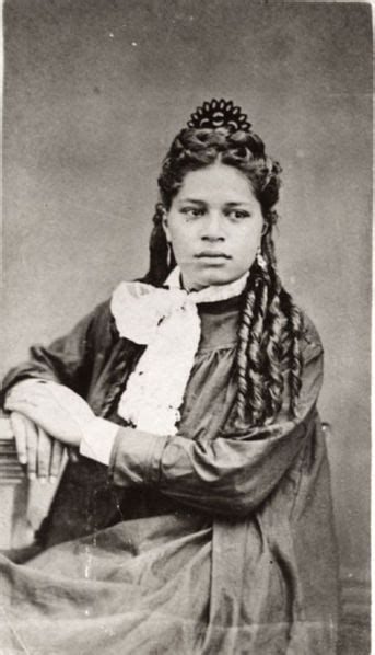 Portrait Of A Tahitian Woman In Traditional Attire