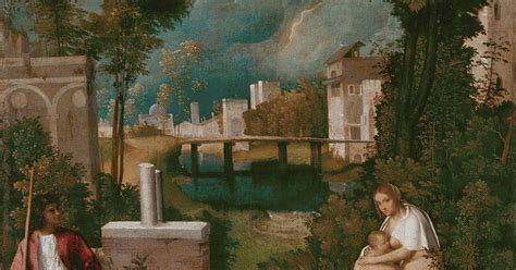 Giorgione La Tempestad Hacia Minutos De Arte