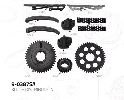 Kit Distribucion Cadena Ford F L V Vin W Meses Sin