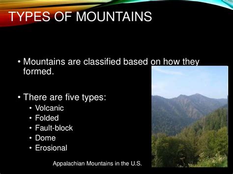 Mountains 5 Types