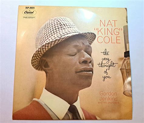 【やや傷や汚れあり】★★★ペラジャケlp1枚★nat King Cole ナット・キング・コール★the Very Thought Of