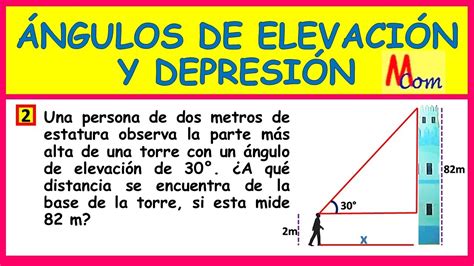 A Qu Distancia Se Encuentra De La Base De La Torre Si Esta Mide M