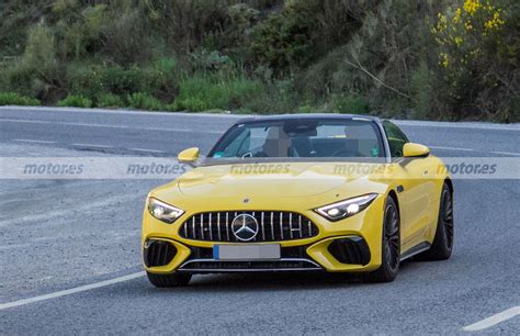 The Mercedes Amg Sl Phev Naked In These Spy Photos Bullfrag