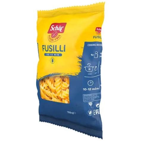 SCHÄR gluténmentes tészta fusilli 250 g Bioboro