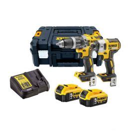 Set Combo 2 Scule DeWalt DCK266P2T 18 V Masina De Gaurit Cu Percutie