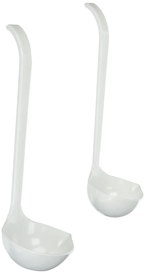 Fox Run 2 Pc Mini Plastic Ladle Set 12 Oz And 1 Oz Gravy Sauce Serve