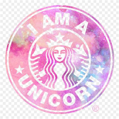 Starbucks Clipart Galaxy Am A Unicorn Starbucks, Logo, Symbol, Trademark HD PNG Download ...