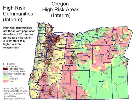 Oregon Fire Map ~ Exodoinvest