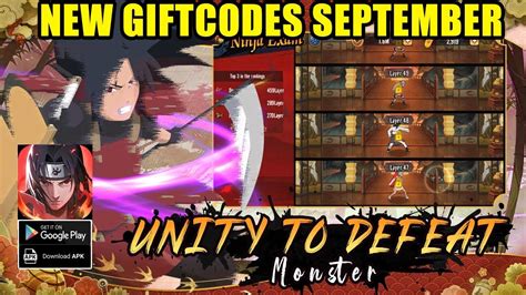 Idle Ninja Ultimate Storm New Giftcodes September Naruto RPG Android